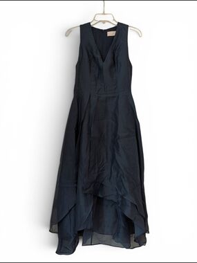 KEEPSAKE the Label Navy V-Neck High-Low Dress